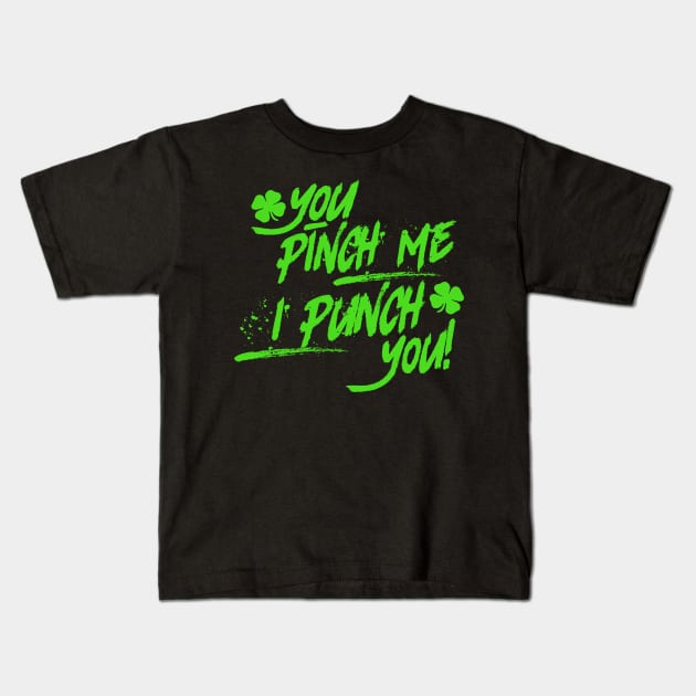 Irish Punch T-Shirt Saint Paddys Day Ireland Gift Tee Kids T-Shirt by biNutz